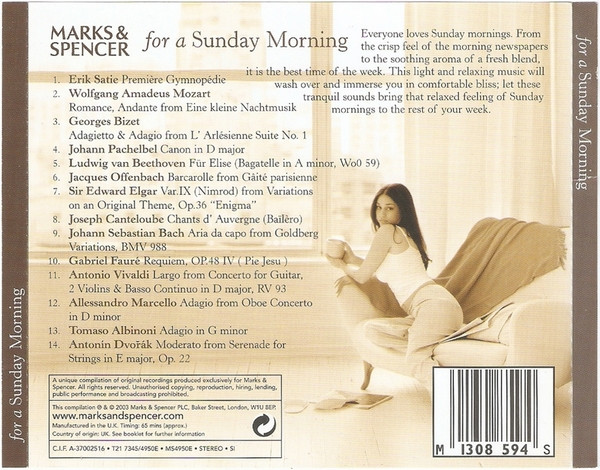 descargar álbum Various - For A Sunday Morning