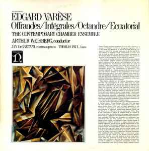 Edgard Varèse - Offrandes / Intégrales / Octandre / Ecuatorial album cover
