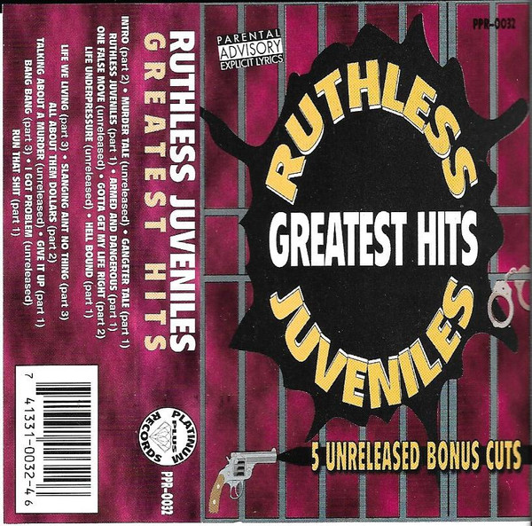 Ruthless Juveniles – Greatest Hits (2000, Cassette) - Discogs