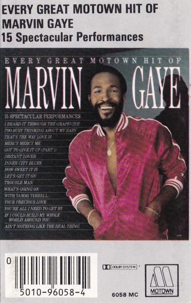 Marvin Gaye Every Great Motown Hit Of Marvin Gaye 1983 Gray Cover Cassette Discogs