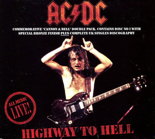 AC/DC – Highway To Hell (Live) (1992, - Discogs