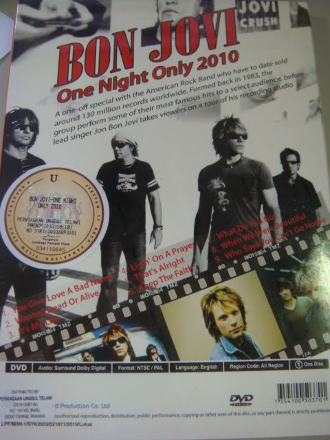 lataa albumi Bon Jovi - One Night Only 2010
