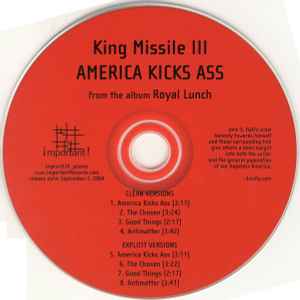 King Missile - America Kicks Ass album cover