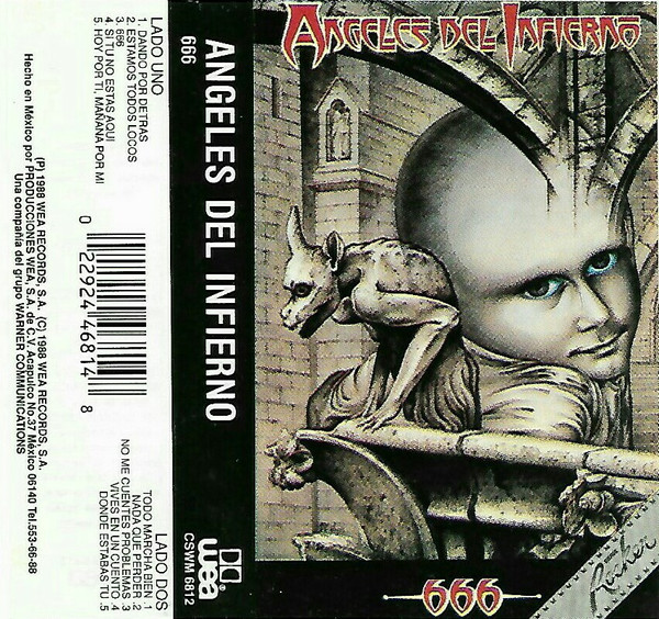 Angeles Del Infierno – 666 (1988, Cassette) - Discogs