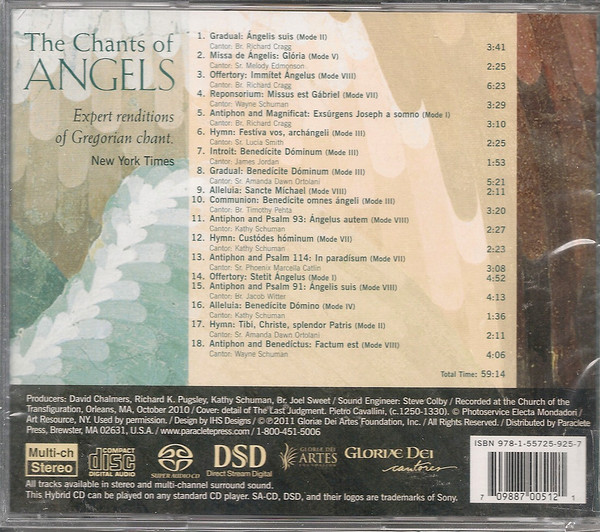 lataa albumi Gloriae Dei Cantores Schola - The Chants Of Angels