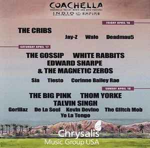 Chrysalis Music 2010 Coachella (2010, CDr) - Discogs