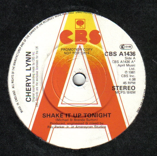 Cheryl Lynn - Shake It Up Tonight | Releases | Discogs