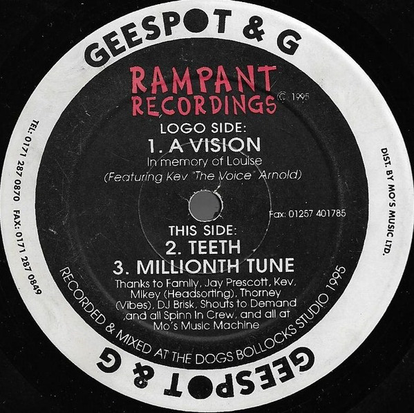 Album herunterladen Geespot & G - A Vision