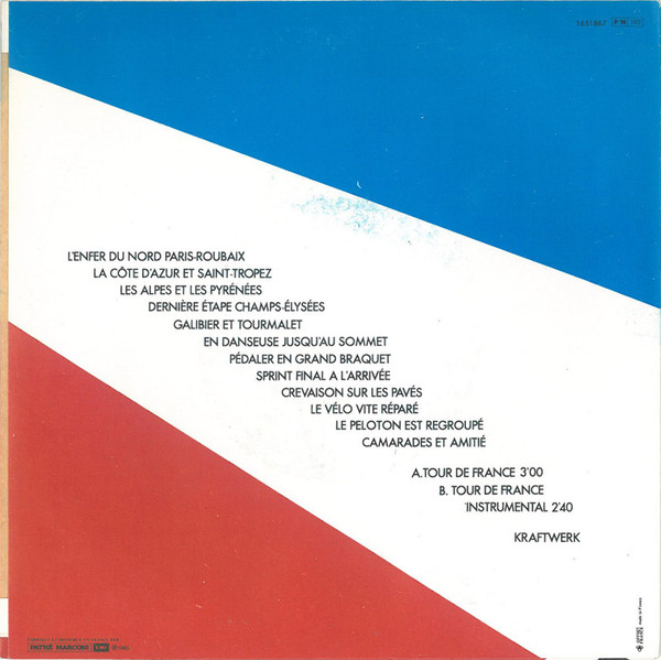 sensación Cría efecto Kraftwerk – Tour De France (1983, Vinyl) - Discogs