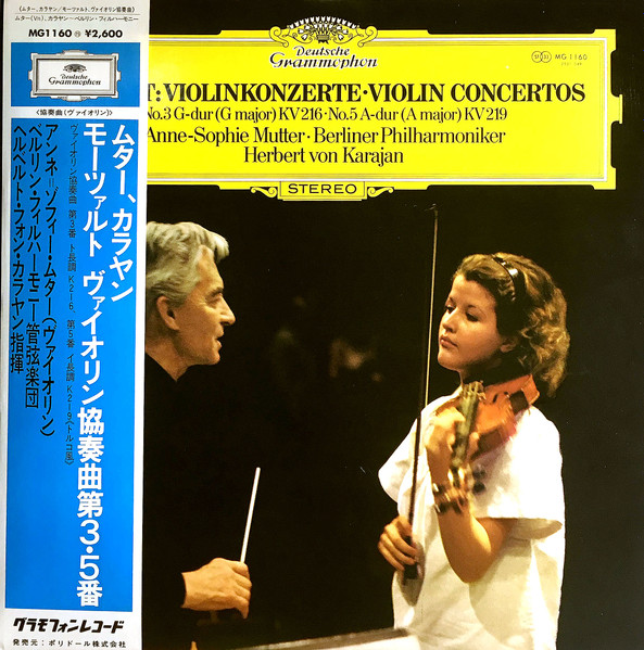 Mozart, Anne-Sophie Mutter • Berliner Philharmoniker, Herbert von