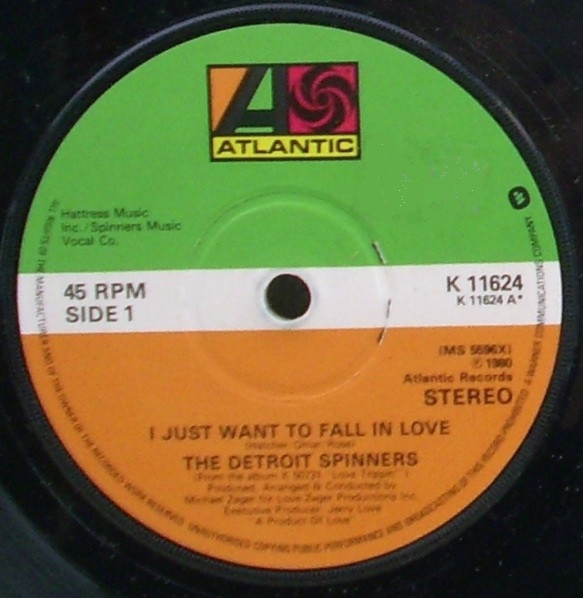 last ned album The Detroit Spinners - I Just Want To Fall In Love