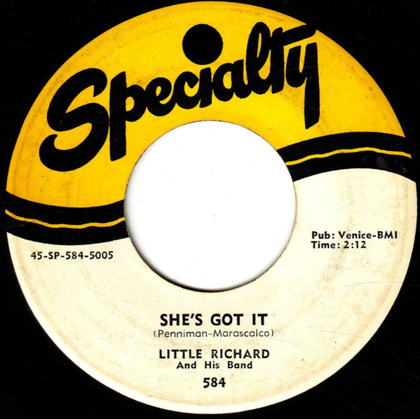 Little Richard And His Band – She's Got It / Heeby-Jeebies (1956