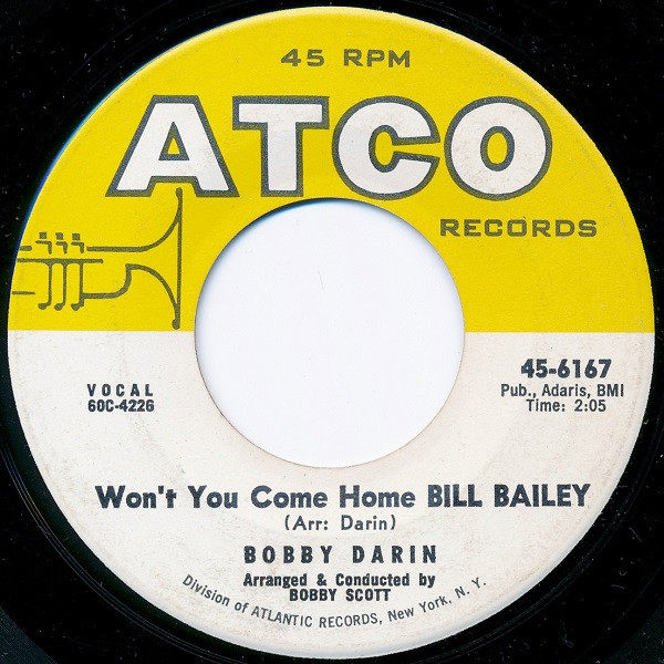 lataa albumi Bobby Darin - Wont You Come Home Bill Bailey
