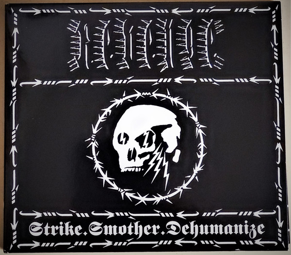 Revenge – Strike.Smother.Dehumanize (2020, Silver / Black Marbled