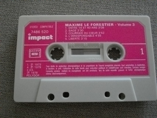 descargar álbum Maxime Le Forestier - Volume 3