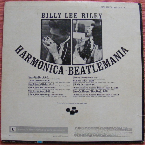 last ned album Billy Lee Riley - Harmonica Beatlemania