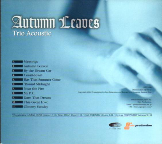 descargar álbum Trio Acoustic - Autumn Leaves