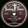 Jesse Thomas (2) With The Lloyd Glenn Combo* - I Can't Stay Here (An' Be Treated Thisa Way) / Christmas Celebration