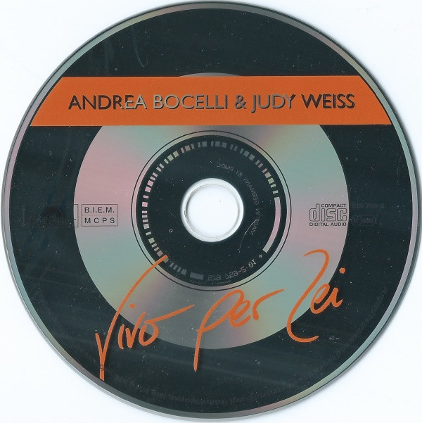 télécharger l'album Andrea Bocelli & Judy Weiss - Vivo Per Lei Ich Lebe Für Sie
