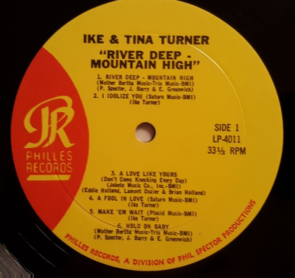 Ike & Tina Turner – River Deep ~ Mountain High (1966, Vinyl) - Discogs