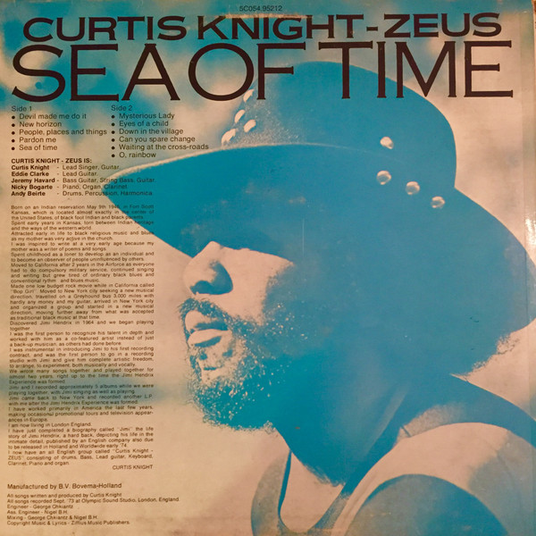 Album herunterladen Curtis Knight Zeus - Sea Of Time