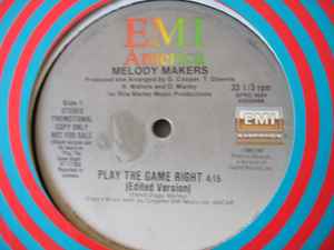 Ziggy Marley And The Melody Makers - Play The Game Right album cover