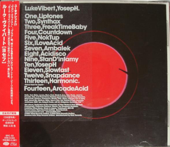 Luke Vibert – YosepH (2003, Vinyl) - Discogs