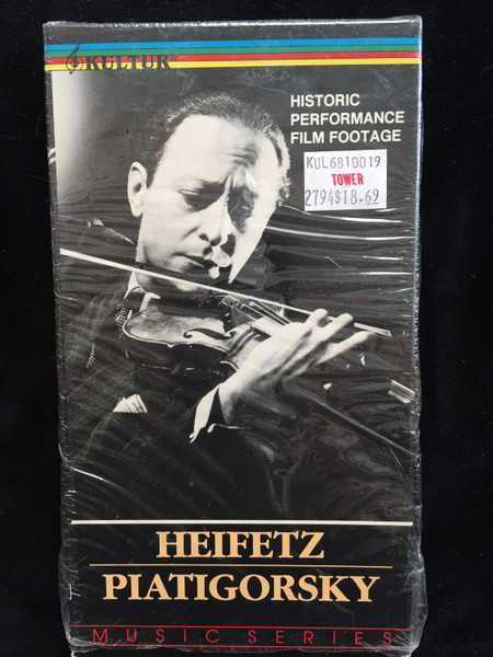 Heifetz, Piatigorsky – Heifetz - Piatigorsky (B&W, VHS) - Discogs