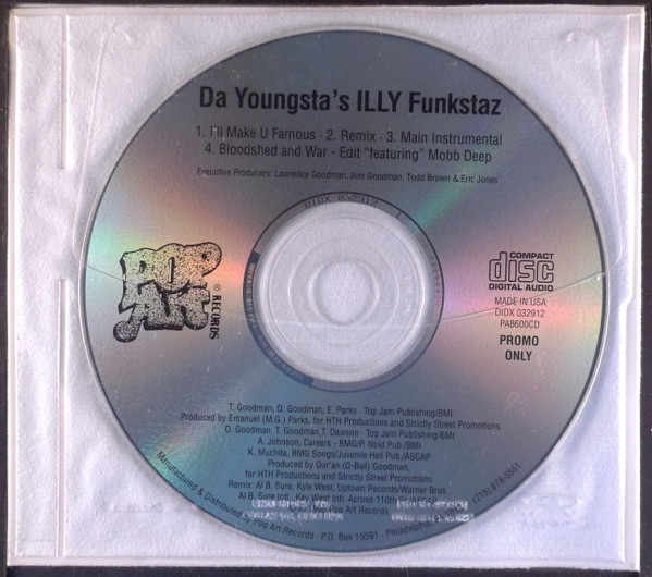 Da Youngsta's Illy Funkstaz – I'll Make You Famous (1995, CD ...