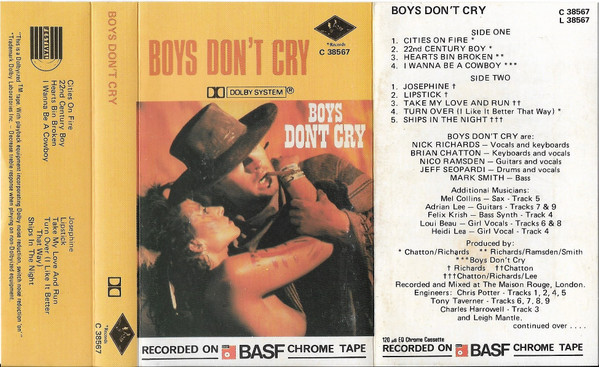 Boys Don't Cry – Boys Don't Cry (1985, Vinyl) - Discogs