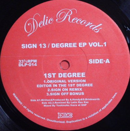 descargar álbum Sign 13 - Degree ep Vol1
