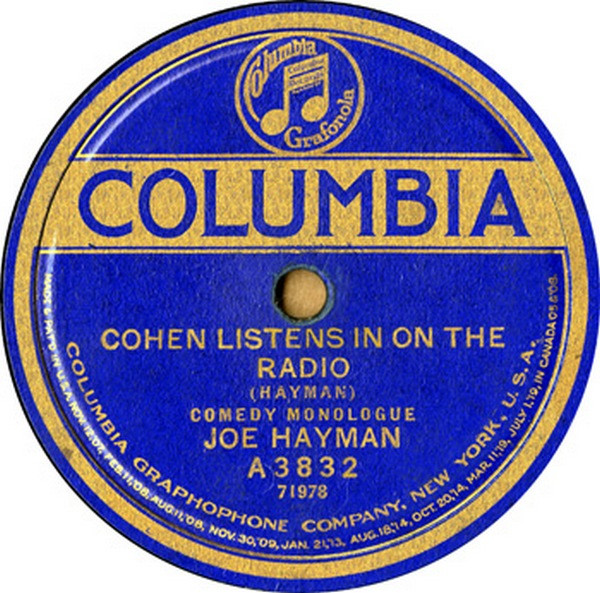 baixar álbum Joe Hayman - Cohen Listens In On The Radio Cohen Buys A Wireless Set