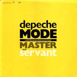 Portada de album Depeche Mode - Master And Servant (An ON-USound Science Fiction Dance Hall Classic)