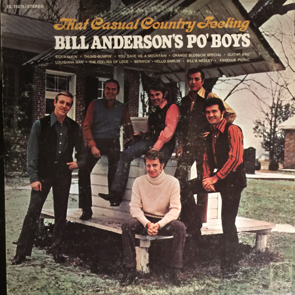 last ned album Bill Anderson's Po' Boys - That Casual Country Feeling