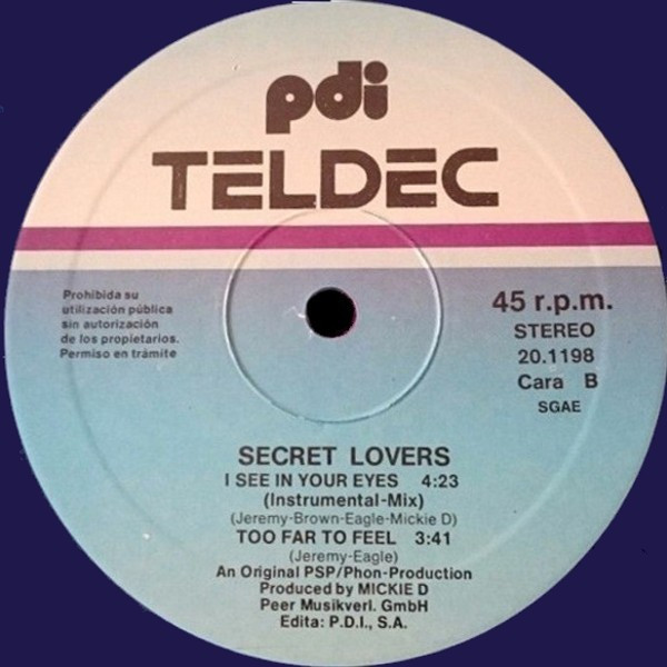 baixar álbum Secret Lovers - I See It In Your Eyes