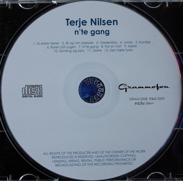 lataa albumi Terje Nilsen, Voksne Herrers Orkester - Nte Gang