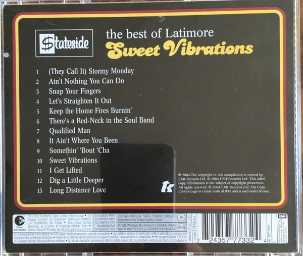 last ned album Latimore - Sweet Vibrations The Best Of Latimore