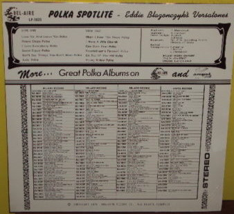 télécharger l'album Eddie Blazonczyk's Versatones - Polka Spotlite