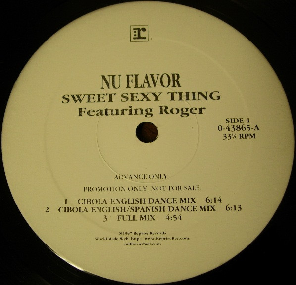 Nu Flavor Feat Roger – Sweet Sexy Thing (1997, Vinyl) - Discogs