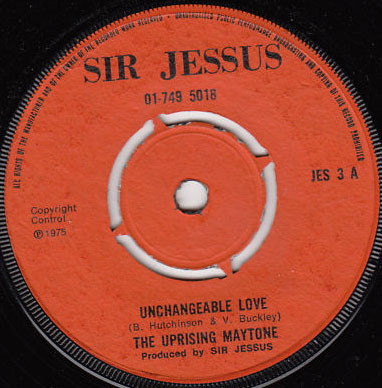 The Uprising Maytone – Unchangeable Love (1975, Vinyl) - Discogs