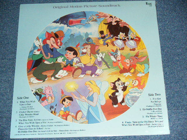 lataa albumi Various - Walt Disneys Pinocchio Original Motion Picture Soundtrack