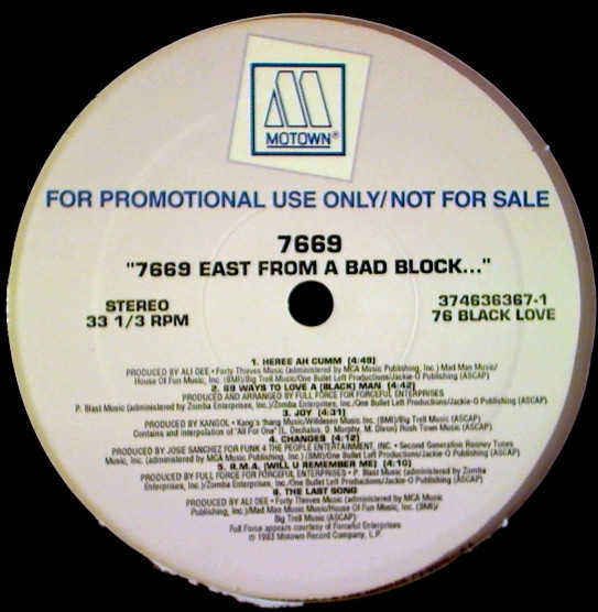 7669 – 7669 East From A Bad Block (1993, CD) - Discogs