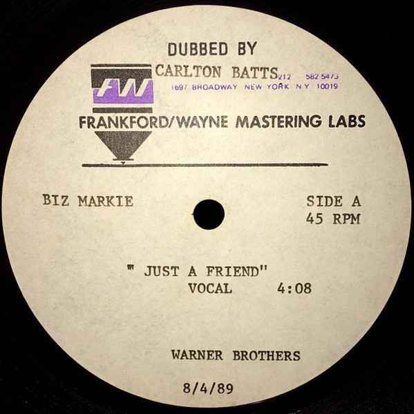 Biz Markie – Just A Friend (1990, Vinyl) - Discogs