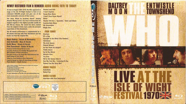 The Who – Live At The Isle Of Wight Festival 1970 (2009, Blu-ray