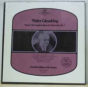 Walter Gieseking - The Complete Music For Piano Solo, Vol.3