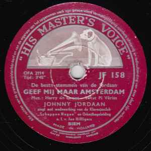Johnny Jordaan - Geef Mij Maar Amsterdam / Jordaan Wals