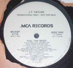 J.T. Taylor – Feel The Need (1992, Vinyl) - Discogs