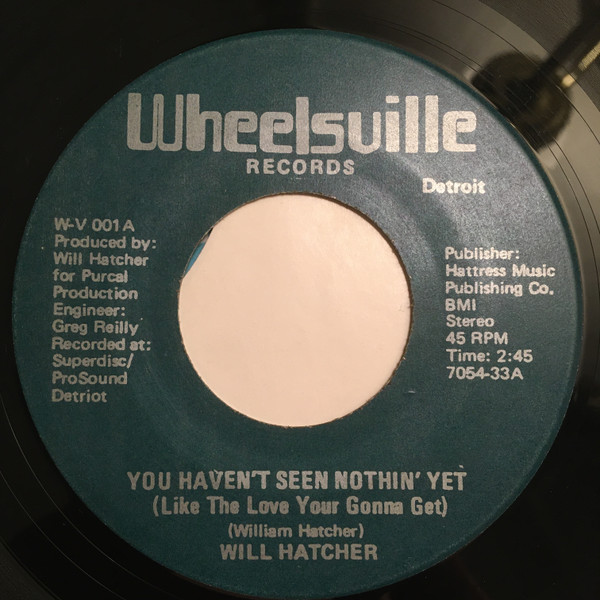 Will Hatcher – You Haven't Seen Nothing Yet (Like The Love Your