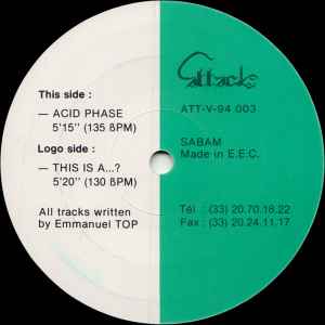 Emmanuel Top - This Is A...? / Acid Phase album cover
