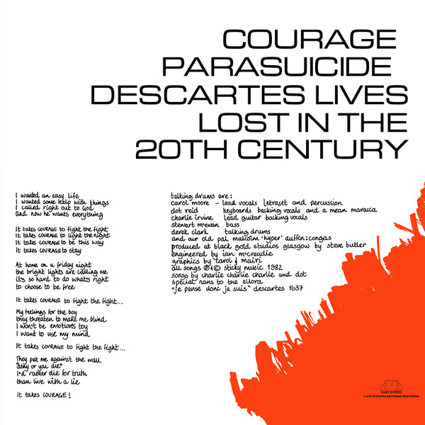 Talking Drums - Courage  | Dark Entries (DE-229) - 2